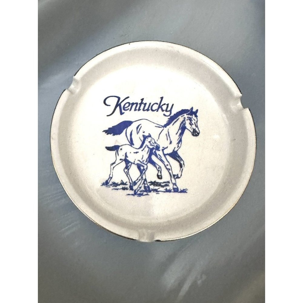 Linyi Silver Phoenix Ashtray Kentucky‎ Horse Equestrian
